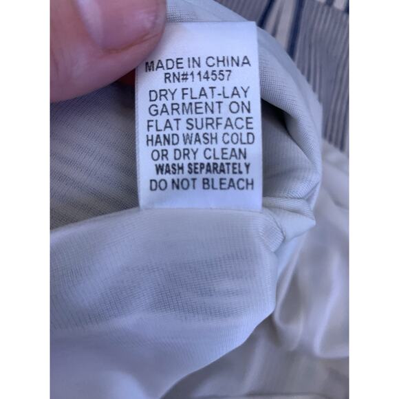 Altar'd State Floral & Stripes Embroidered Boho Summer Dress Women's Size Small - Picture 7 of 9